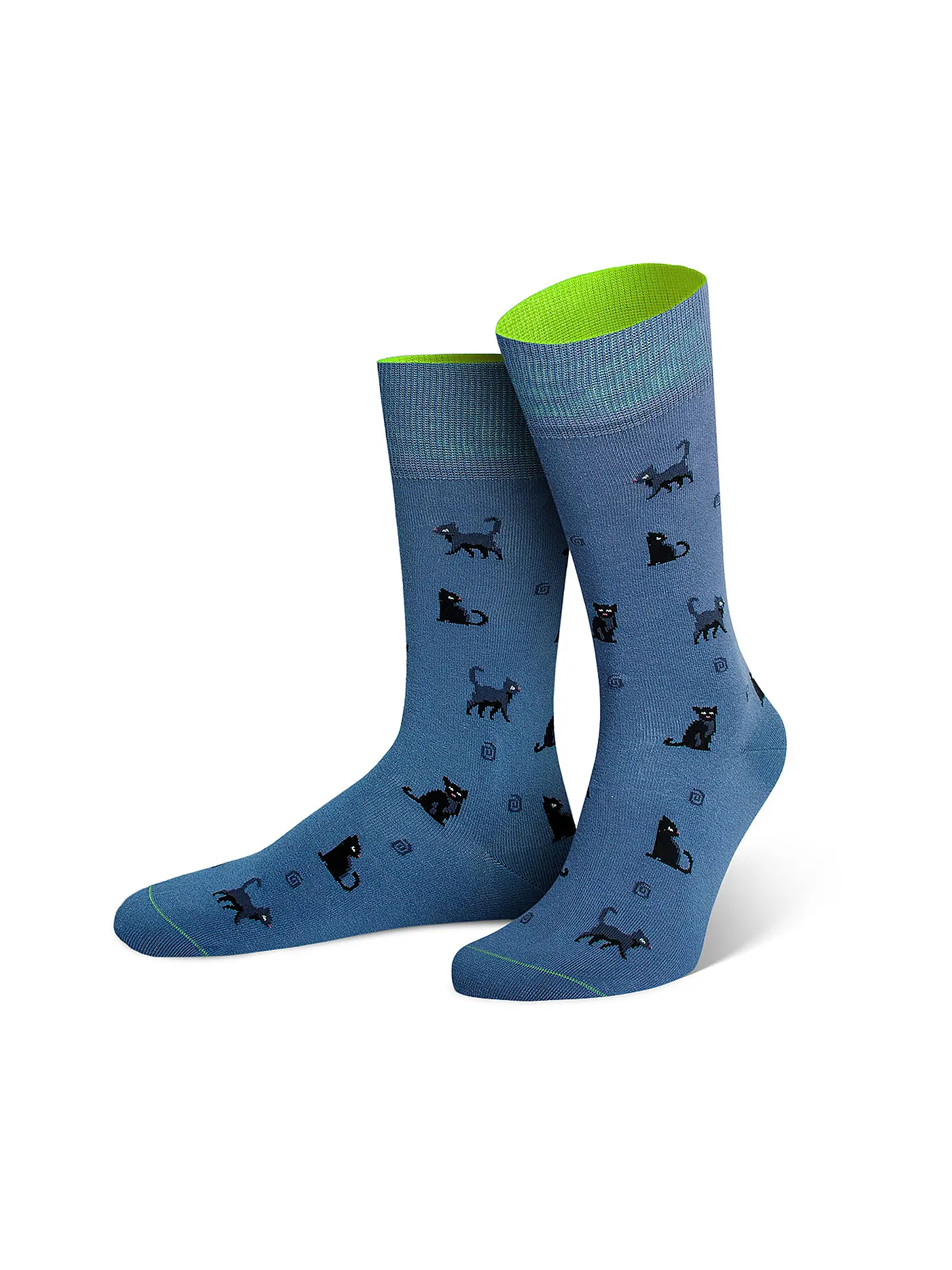 VON JUNGFELD | Socken KÜRBIS orange | blau